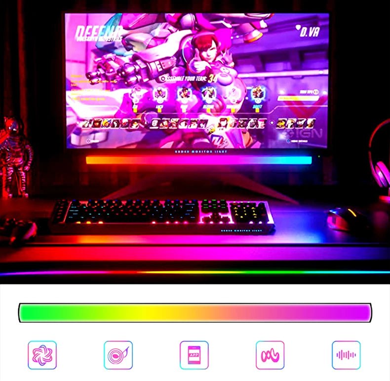 Display light bar RGB