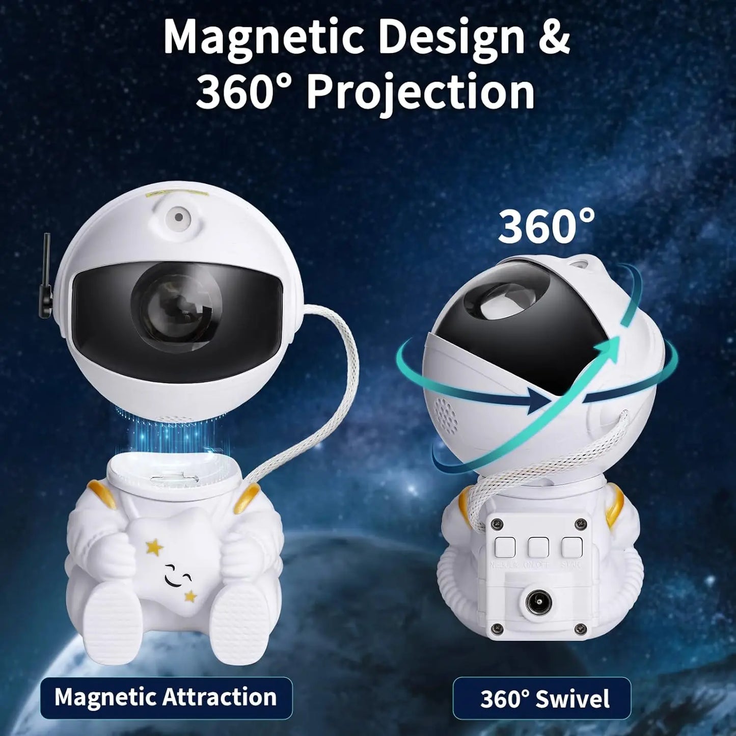 Galaxy Star Astronaut Projector Light