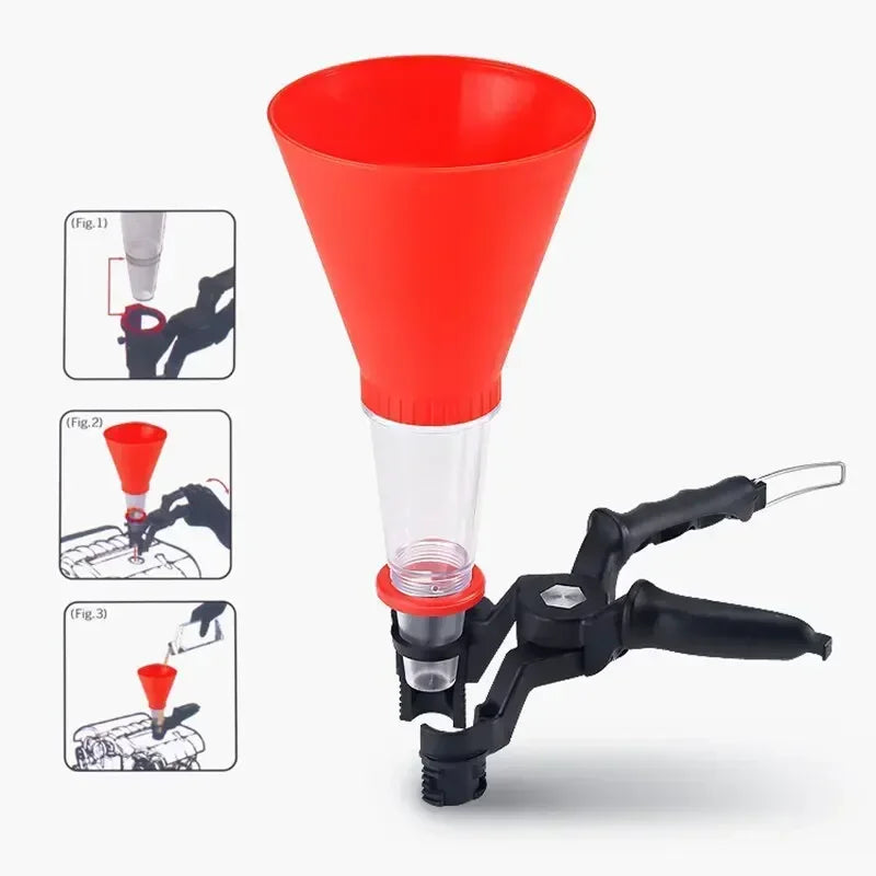 Universal Car Oil Funnel