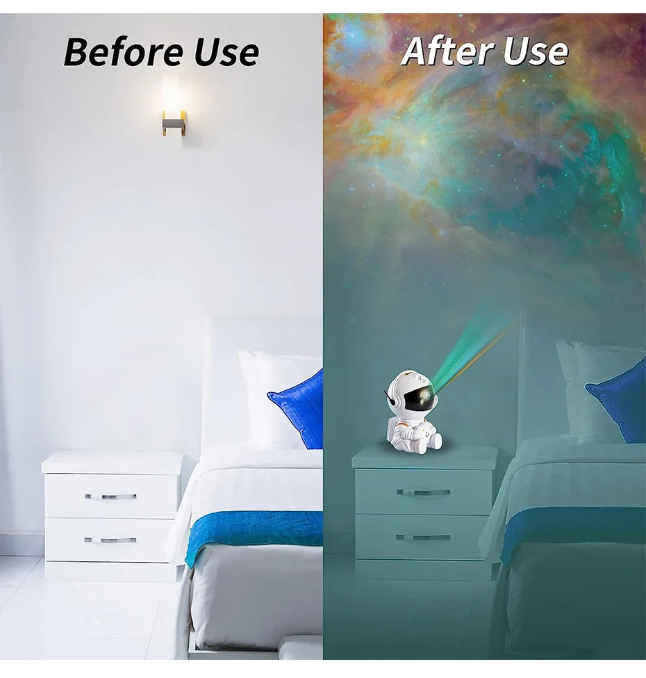 Galaxy Star Astronaut Projector Light