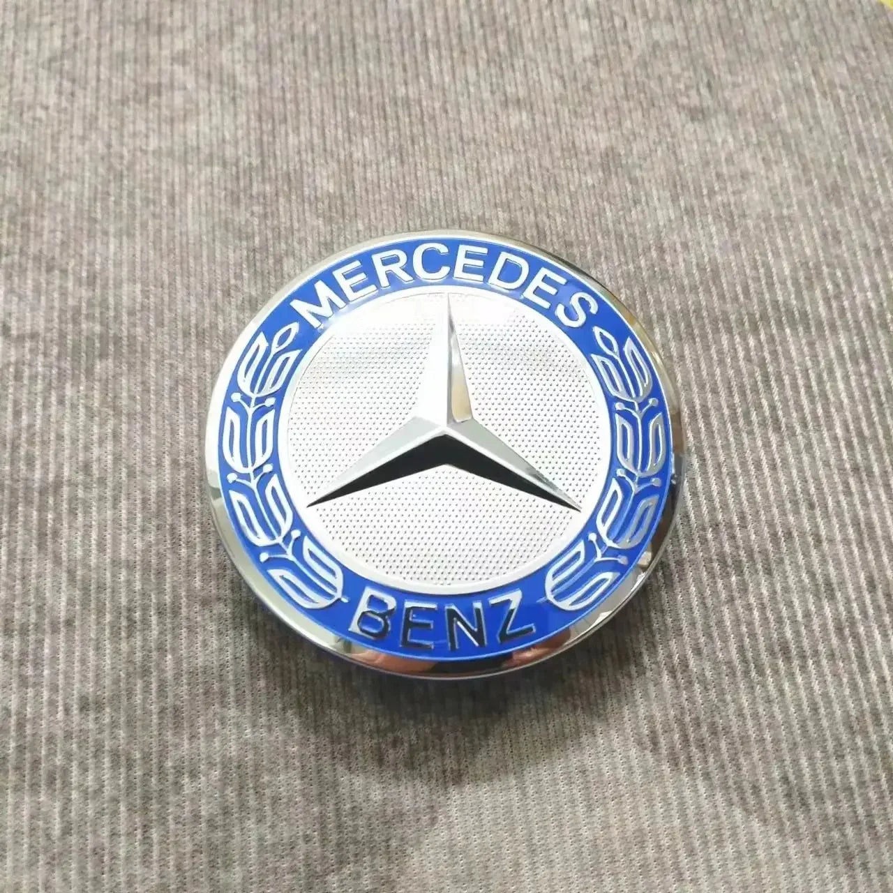 4PCS 75mm Metal Emblem Mercedes