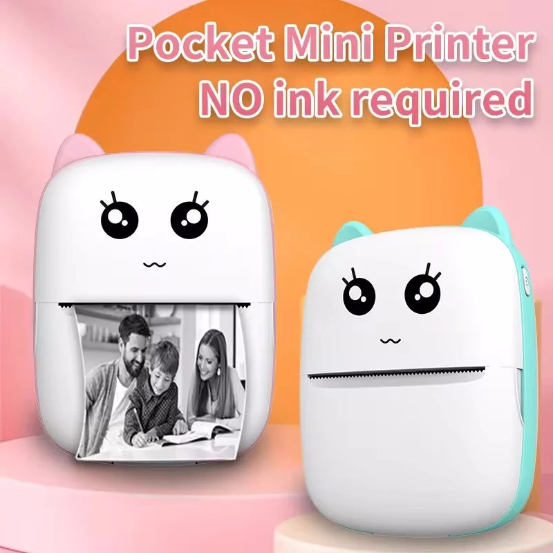 Printer Mini Wireless Bluetooth Android iOS